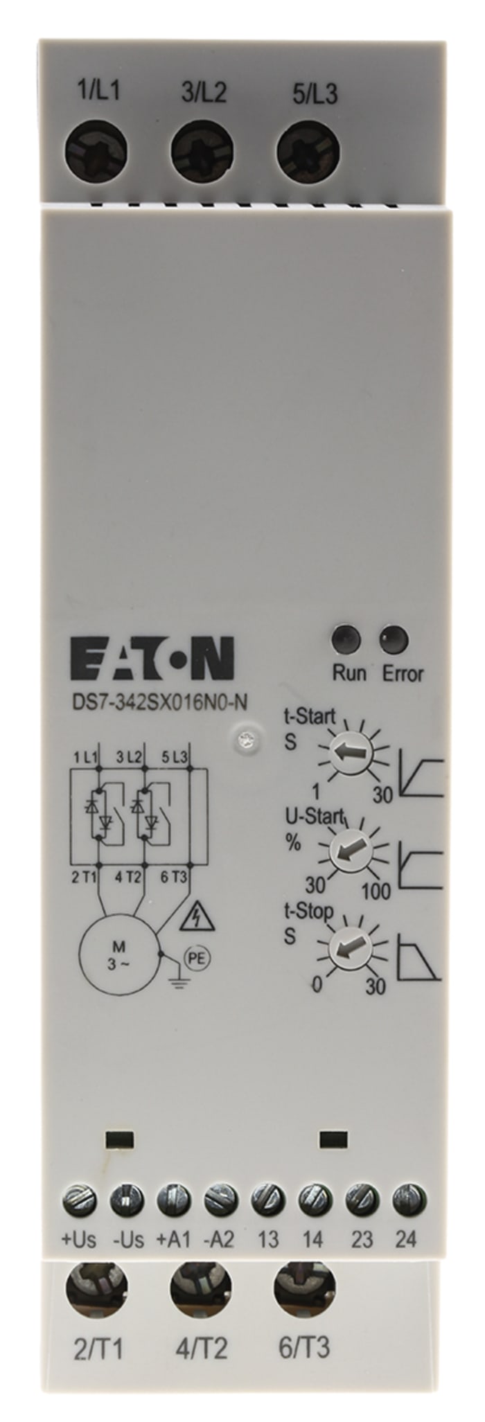 Démarreur progressif progressif, triphasé Eaton, 7,5 kW 460 V c.a. 16 A