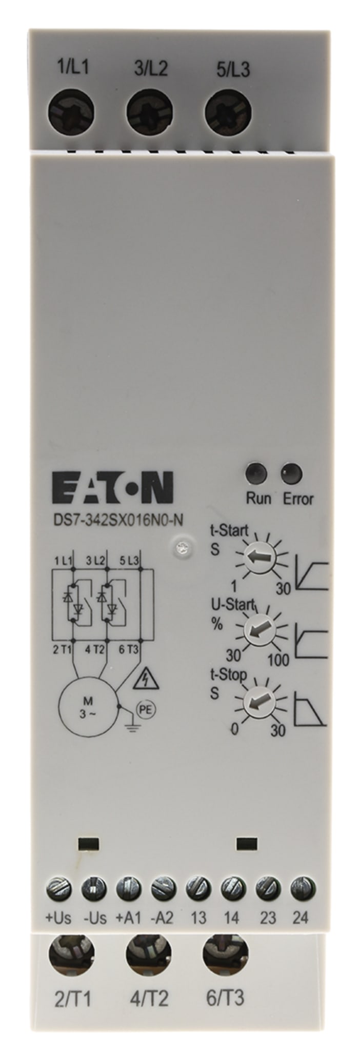 Arrancador suave Eaton Eaton Moeller, 16 A, 460 V ac, 7,5 kW, trifásico, IP20