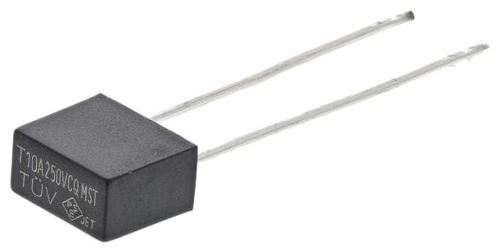 Neresetovatelná pojistka 10A Radiální T RS PRO 250V ac