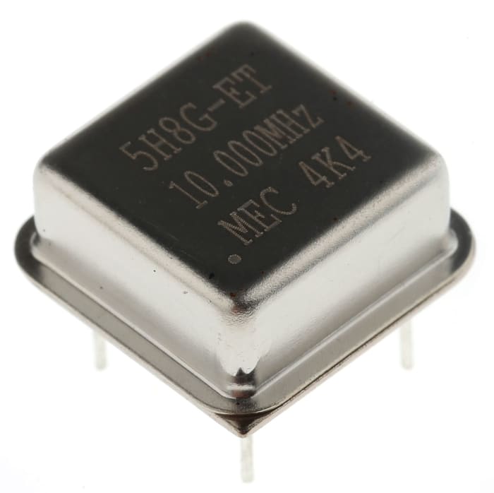 MERCURY, 10MHz Clock Oscillator, ±50ppm HCMOS, TTL, 8-Pin PDIP 5H8ET-10.000