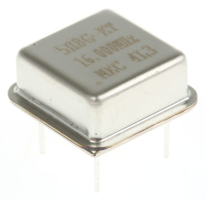 Oscillateur MERCURY 16MHz 12.8 x 12.8 x 5.08mm PDIP type Horloge