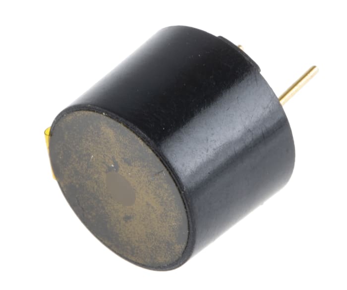 RS PRO 94dB Through Hole Continuous External Magnetic Buzzer Component, 12 x 9.5mm, 3V ac Min, 8V ac Max