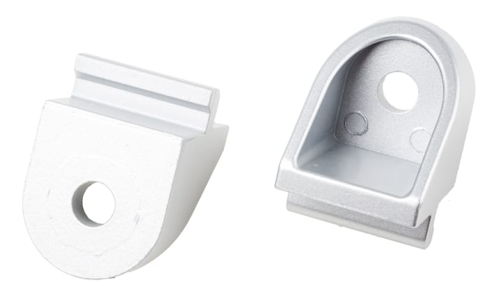 RS PRO M8 Angle Clamp, Connecting Component, Strut Profile 40 mm, Groove Size 8mm