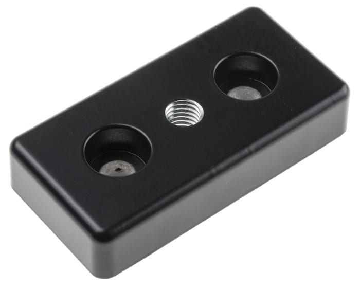 RS PRO M10, M8 Thread Base Plate, 8mm Groove