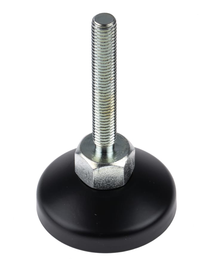 RS PRO M10 Thread Pivot Foot, 10mm 6mm Groove