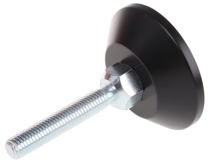 RS PRO M12 Thread Pivot Foot, 12mm 8mm Groove
