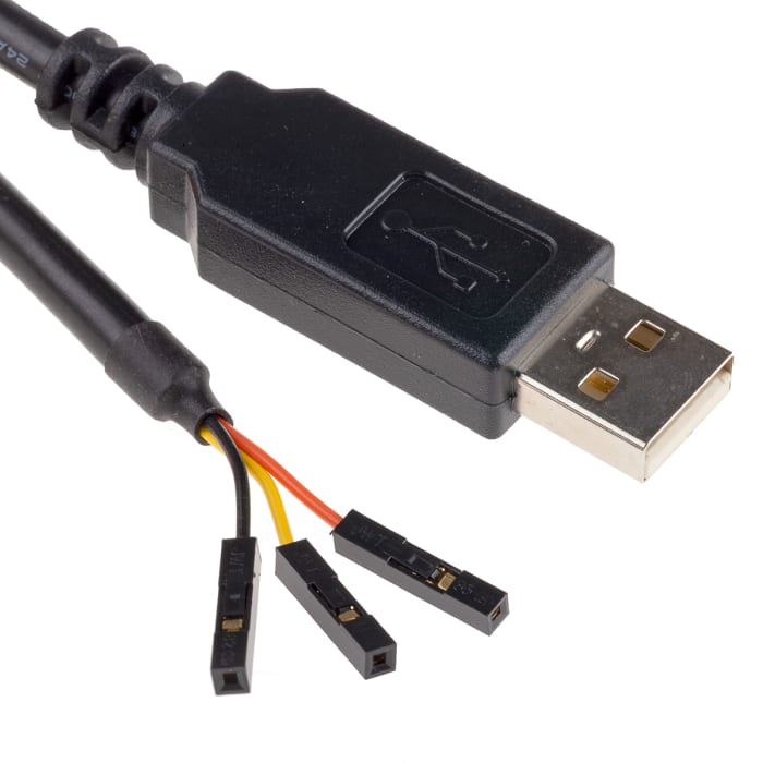 TTL 232R RPI FTDI Chip FTDI Chip 1m USB To UART Cable In Black 767