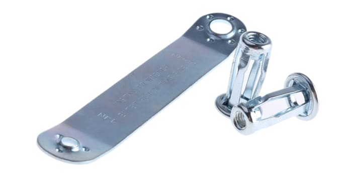 RS PRO Bright Zinc Plated, M5 Steel Threaded Insert, 13.49mm diameter 10.16mm Depth 22.56mm