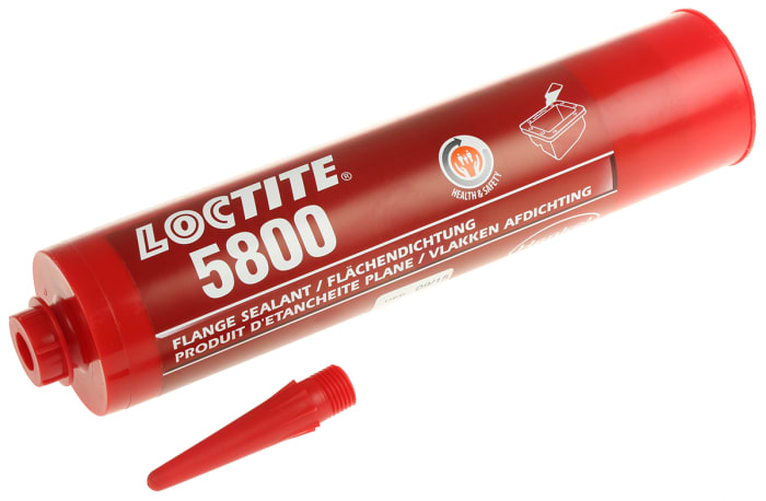 Loctite 5800 Kırmızı Dişli sabitleyici, 1 hafta Kürlenmiş, 300 ml