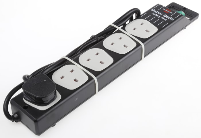 brennenstuhl 2.5m 5 Socket Type G - British Extension Lead, 230 V, IP20