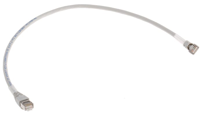 WeidmÃller Gri, 500mm Cat6 Ethernet Kablosu, LSZH Kılıflı, S/FTP