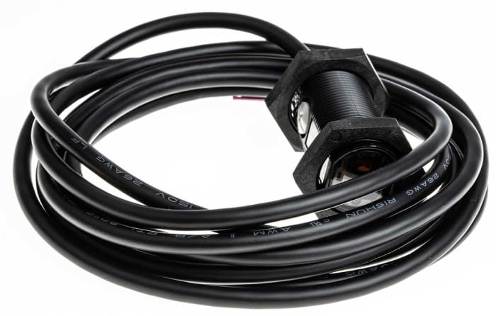 Omron Fotoelektrik Sensör, Reflektörlü, Algılama Aralığı: 0 → 500 mm, NPN, Stil: Silindir, IP67, IP69K