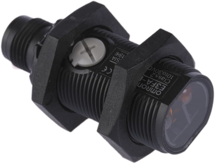 Omron Fotoelektrik Sensör, Yayınımlı Algılama Aralığı: 1 m, PNP, Stil: Silindir, IP67, IP69K