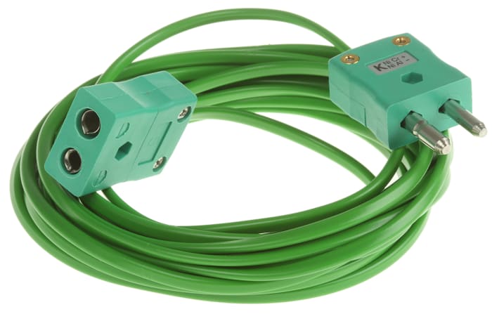 RS PRO Type K Thermocouple Cable/Wire Extension Lead, 5m, Unscreened, PVC Insulation, +105°C Max, 7/0.2mm