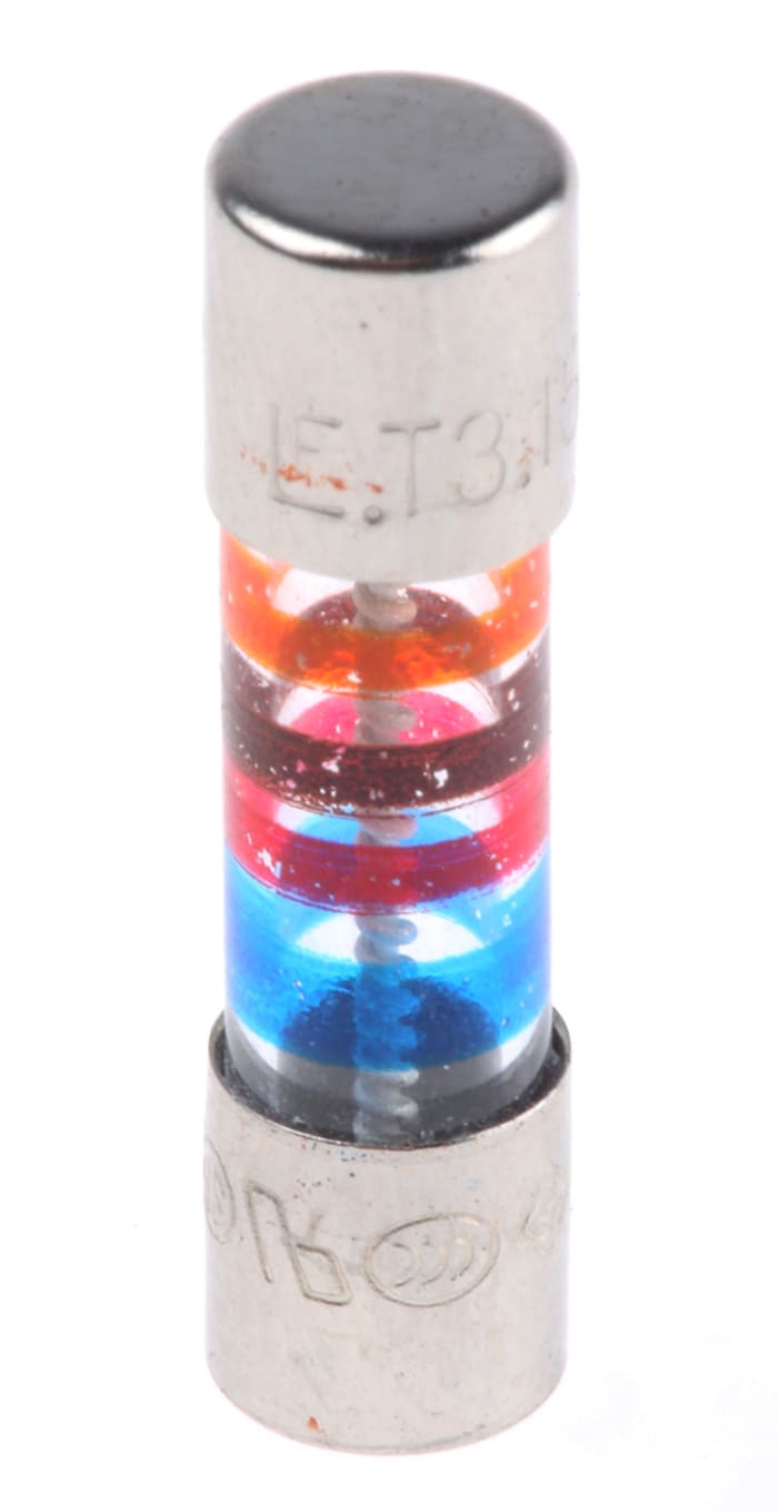 Fusible de cartucho de cristal Littelfuse, serie 219XA, 250V ac, 3.15A, 5 x 20mm, acción retardada