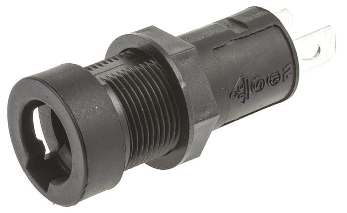 Littelfuse 16A Panel Mount Fuse Holder for 5 x 20mm Fuse, 250V ac