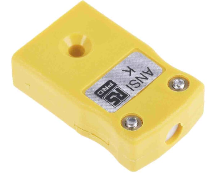 RS PRO Miniature Thermocouple Connector for Use with Type K Thermocouple, 4mm Probe, ANSI, RoHS Compliant Standard