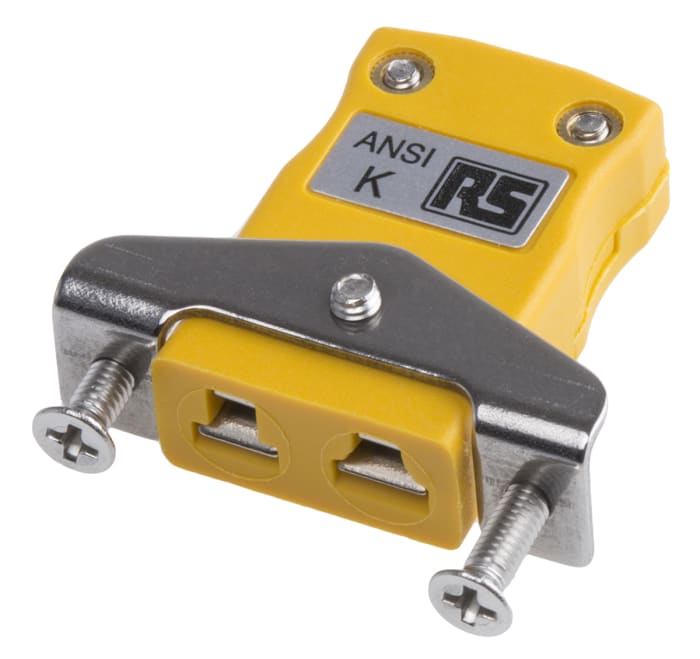 RS PRO Miniature Thermocouple Connector for Use with Type K Thermocouple, 4mm Probe, ANSI, RoHS Compliant Standard