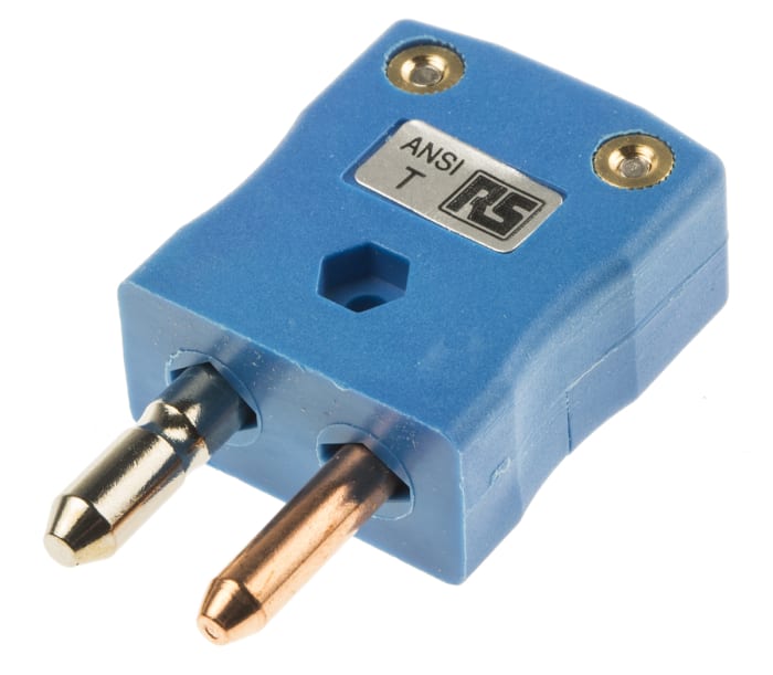 RS PRO, Standard Thermocouple Connector for Use with Type T Thermocouple, 6mm Probe, ANSI, RoHS Compliant Standard