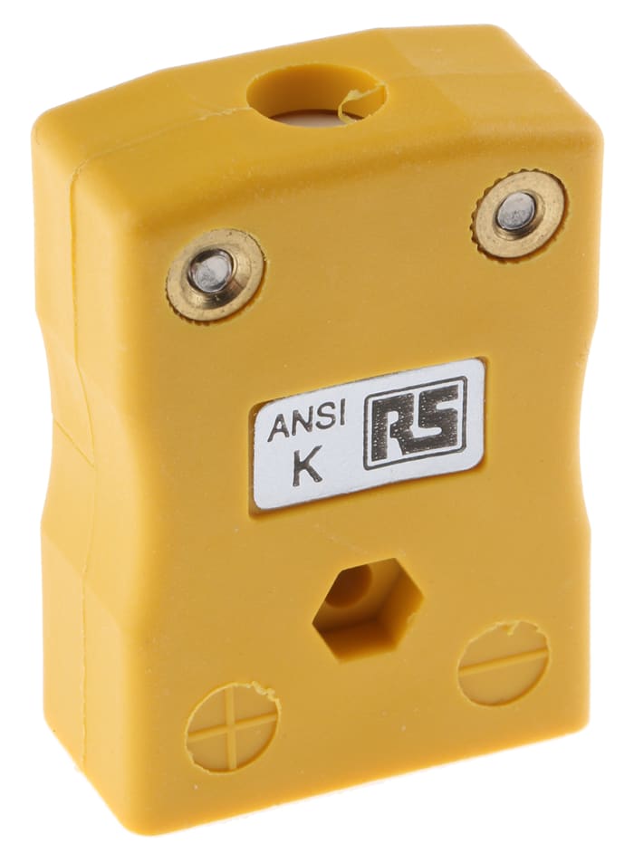 RS PRO Standard Thermocouple Connector for Use with Type K Thermocouple, 6mm Probe, ANSI, RoHS Compliant Standard