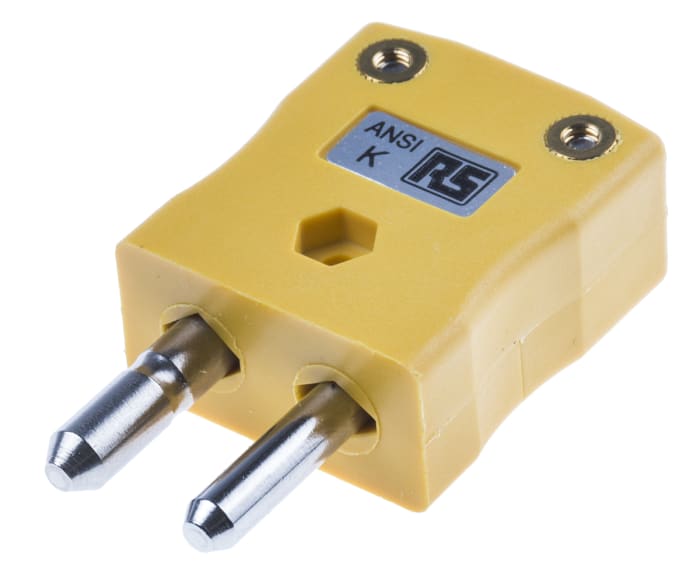 RS PRO Standard Thermocouple Connector for Use with Type K Thermocouple, 6mm Probe, ANSI, RoHS Compliant Standard