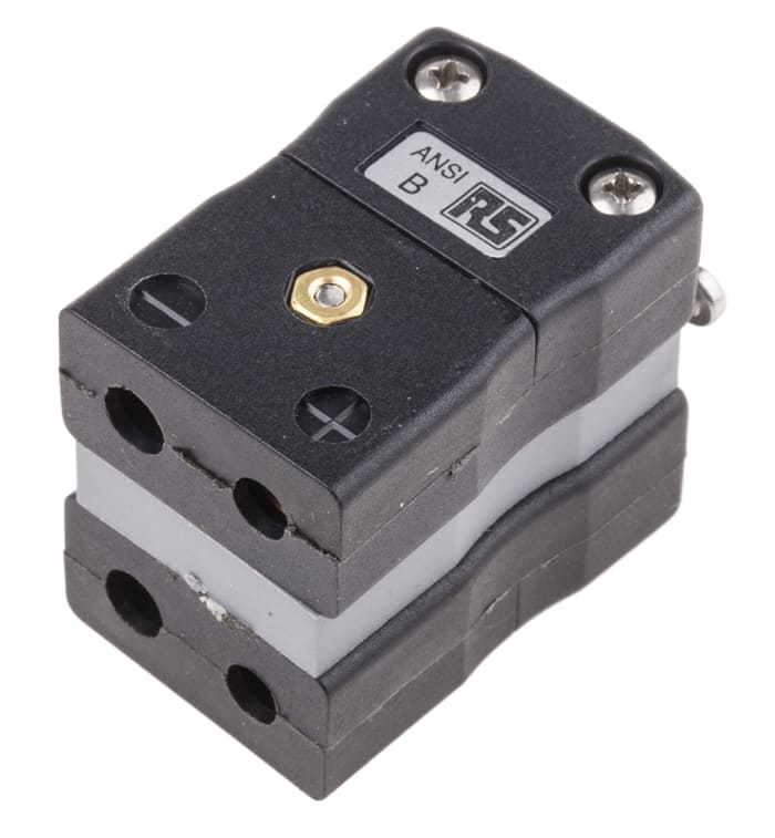 Connecteur de prise femelle thermocouple duplex RS PRO Femelle à utiliser avec Thermocouple type B