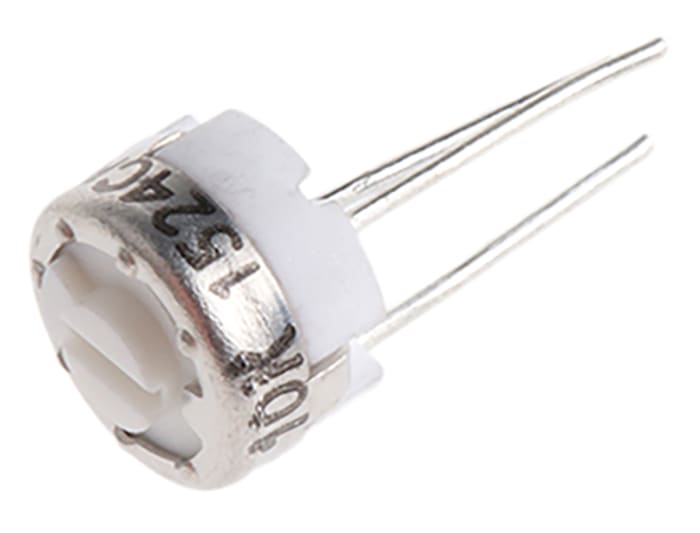 10kΩ, Through Hole Trimmer Potentiometer 0.5W Top Adjust Bourns, PV32