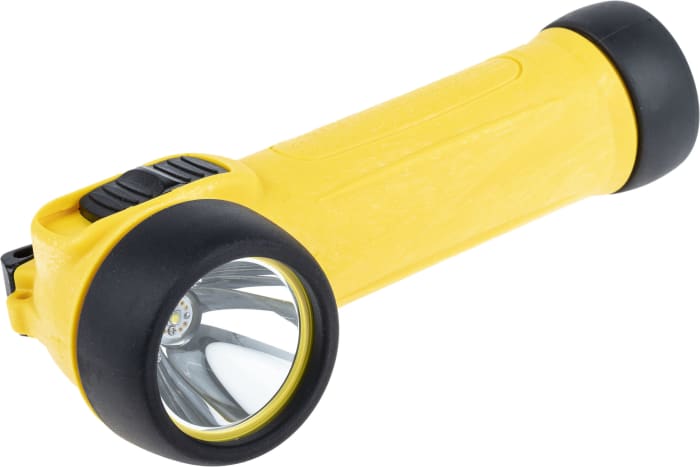Lampe torche Wolf Safety LED non rechargeable, Jaune, 130 lm
