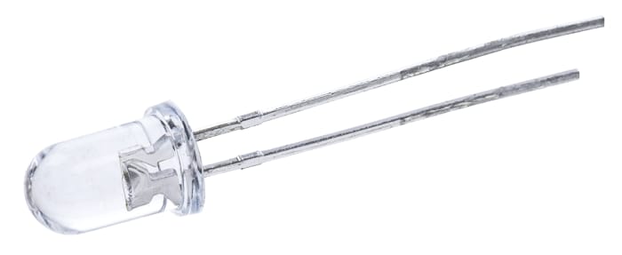 Broadcom3.2 V Blue LED 5mm Through Hole, HLMP-CB1A-XY0DD