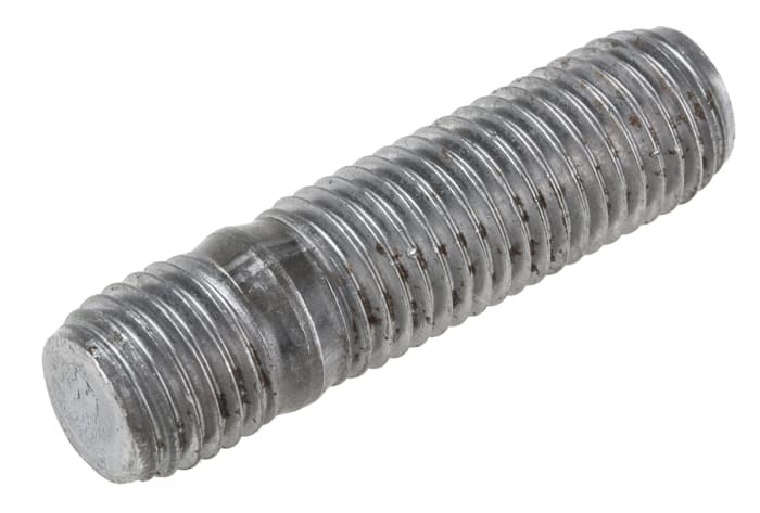 RS PRO Plain Steel Threaded Rod, M16, 45mm