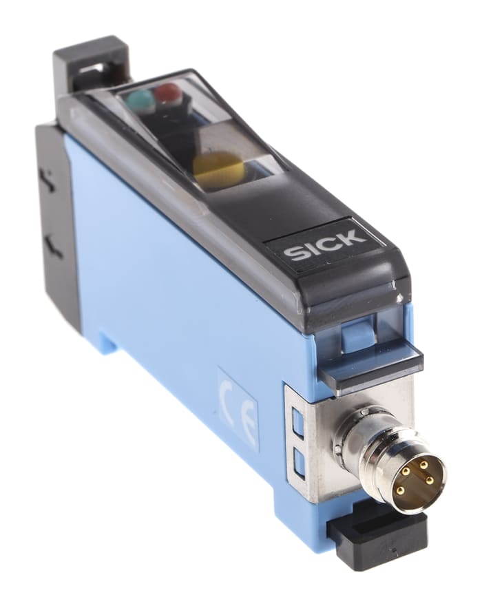 Sick Plastic Fibre Optic Sensor 0 → 2000 mm, PNP Output, 30 mA, IP66, 10 → 30 V dc