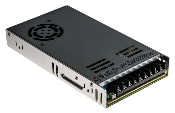 MEAN WELL Switching Power Supply, RSP-320-12RS, 12V dc, 26.74A, 320W, 1 Output, 124 → 370 V dc, 88 → 264