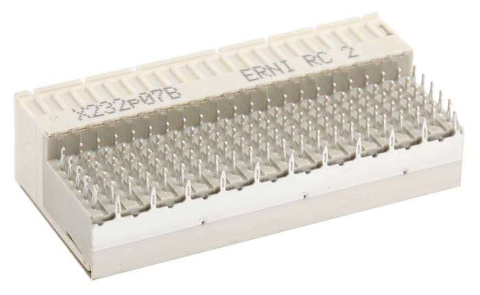 ERNI, ERmet 2mm Pitch Hard Metric Backplane Connector, Female, Right Angle, 5 Row, 110 Way