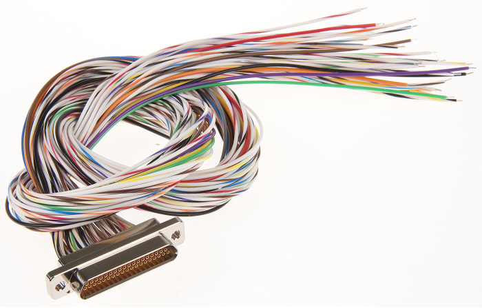 ITT Cannon MDM 37 Way Cable Mount D-sub Connector Socket, 1.27mm Pitch