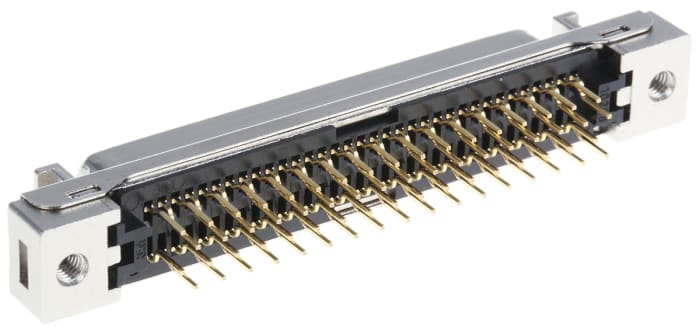 Konektor PCB D-Sub, řada: 102, počet kontaktů: 68, orientace těla: Pravý úhel, Průchozí otvor, Samice, rozteč: 1.27mm