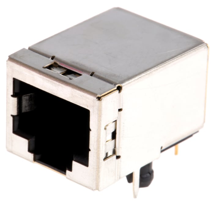 Amphenol Communications Solutions MOD JACK Series Female RJ45 Connector, Through Hole, Cat5e Horizontal 8P8C -Way