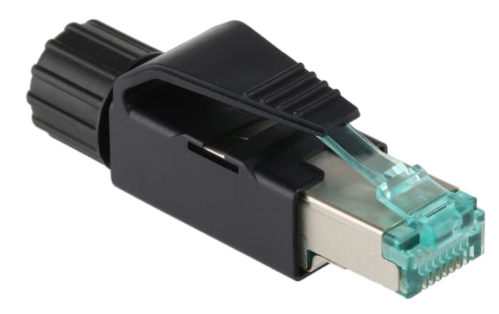 HARTING RJ Industrial Series Male RJ45 Connector, Cable Mount, Cat6a, UTP Shield Straight 8C -Way