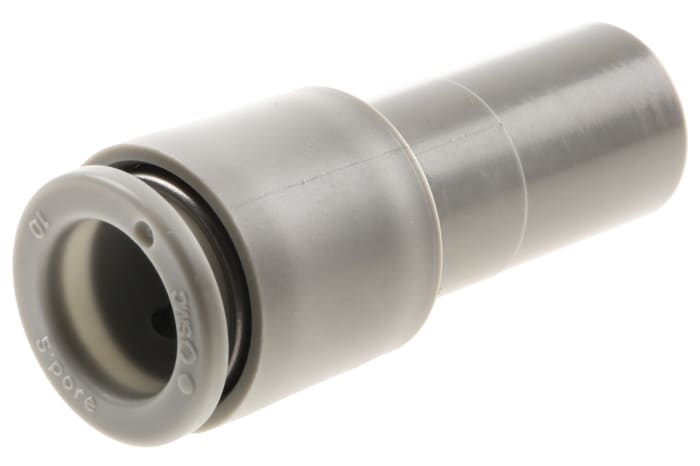 SMC KQ2 Series Straight Tube-to-Tube Adaptor, Push In 10 mm to Push In 12 mm, Tube-to-Tube Connection Style
