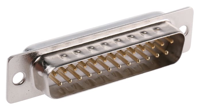 Wurth Elektronik 618 25 Way Cable Mount D-sub Connector Plug, 2.77mm Pitch