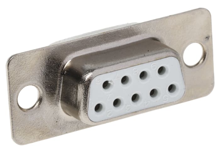 Wurth Elektronik 618 9 Way Cable Mount D-sub Connector Socket, 2.77mm Pitch