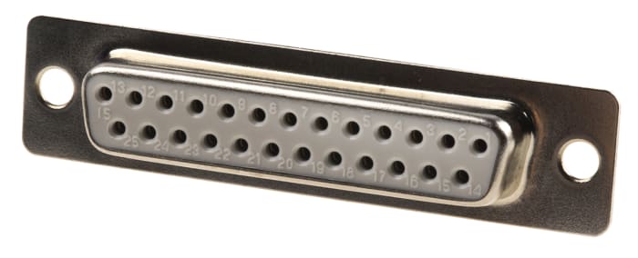 Wurth Elektronik 618 25 Way Cable Mount D-sub Connector Socket, 2.77mm Pitch