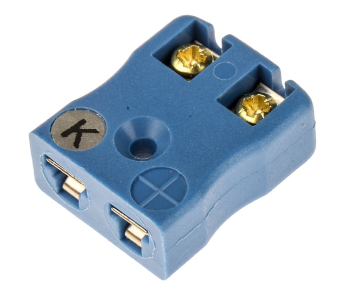 RS PRO, Miniature Miniature PCB Socket Connector for Use with Type K Thermocouple, 4mm Probe, JIS Standard