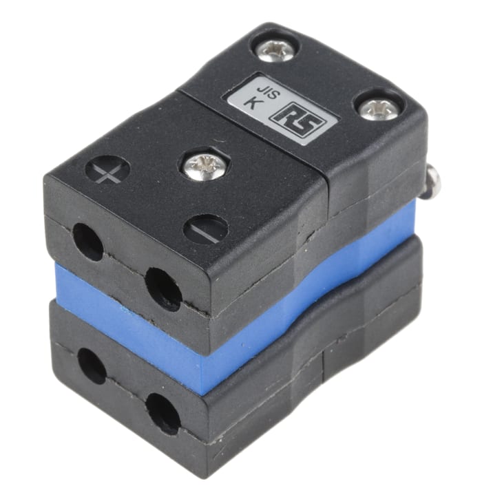 RS PRO Standard Duplex Thermocouple Socket Connector for Use with Type K Thermocouple, 6mm Probe, JIS Standard