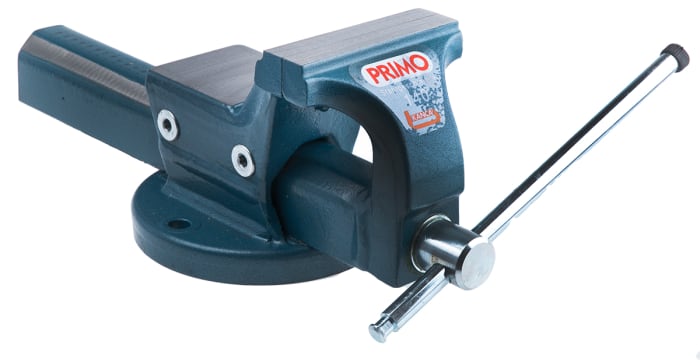 RS PRO Bench Vice x 98mm 140mm x 200mm, 16.5kg
