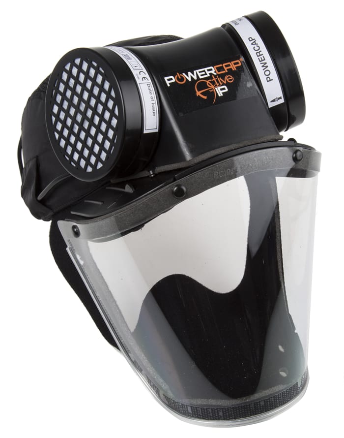 JSP PowerCap Active IP Series Powered Respirator, 2 Filters, Impact Protection
