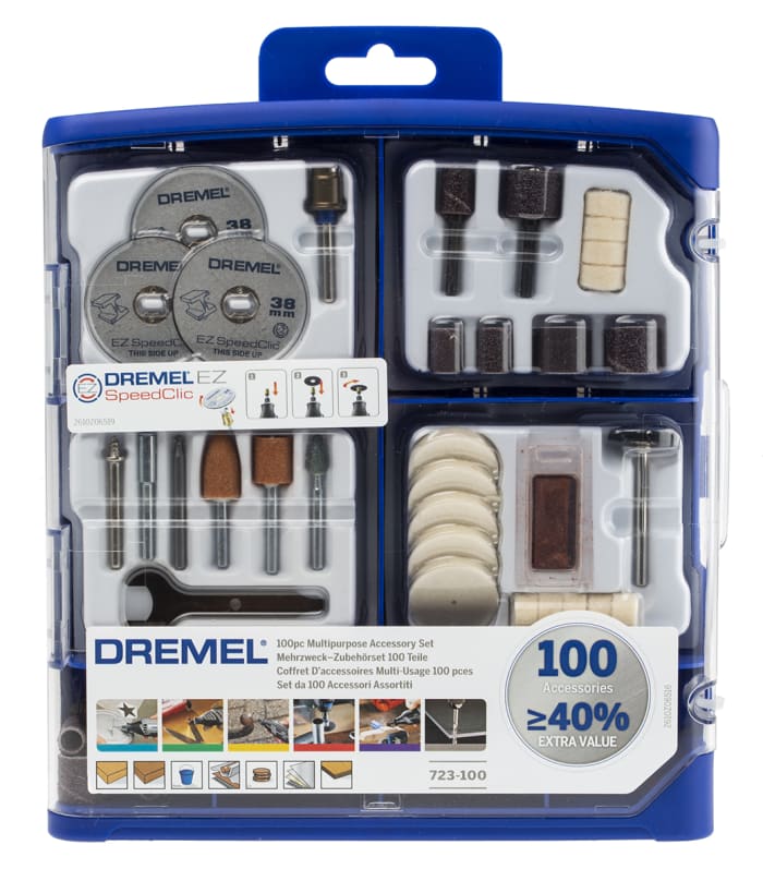 Dremel 100-Piece Accessory Kit, for use with Dremel Tools