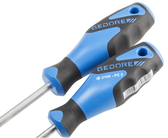 Gedore Pozidriv Slotted Screwdriver Set 6 Piece