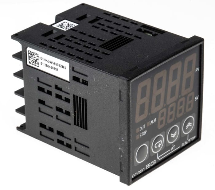 Omron E5CB Panel Mount PID Temperature Controller, 48 x 48mm, 1 Output SSR, Solid State Relay, Logic, 100 → 240 V ac