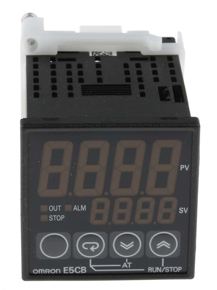 Omron E5CB Panel Mount PID Temperature Controller, 48 x 48mm, 1 Output SSR, Solid State Relay, Logic, 100 → 240 V ac