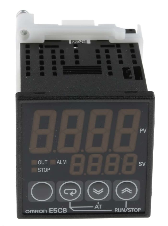 E5CB-Q1TC AC100-240 Omron Omron E5CB PID Temperature Controller, 48 x  48mm, Output: 1x Relay, 1x Logic, 100 → 240 V ac Supply Voltage  772-9367 RS Components